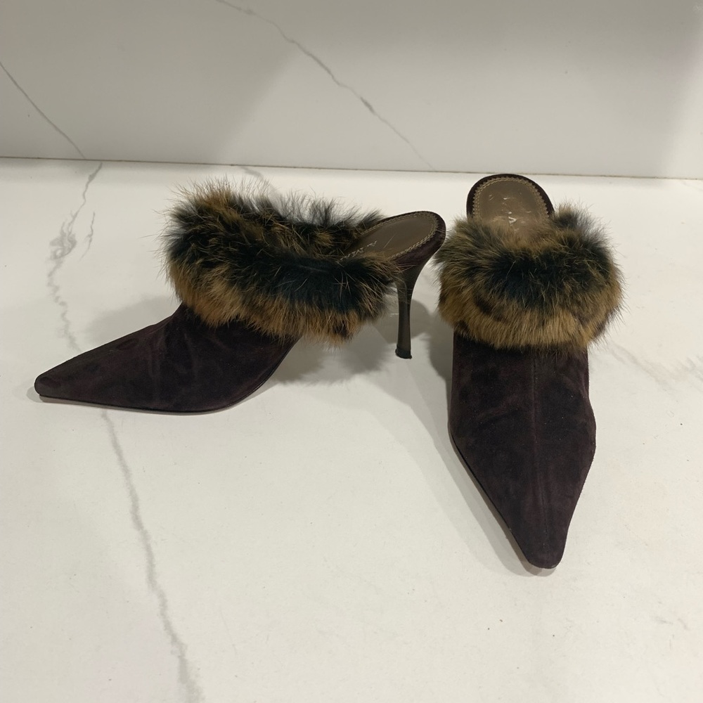 A. Marinelli  leather sole brown suede shoes